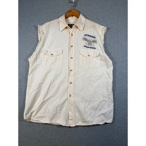 USA Biker Design Sturgis 2005 Bike Week Sleeveless Biker Shirt 4013